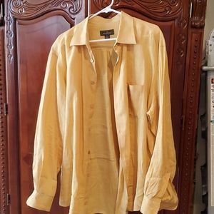 Men's XXL linen long sleeve